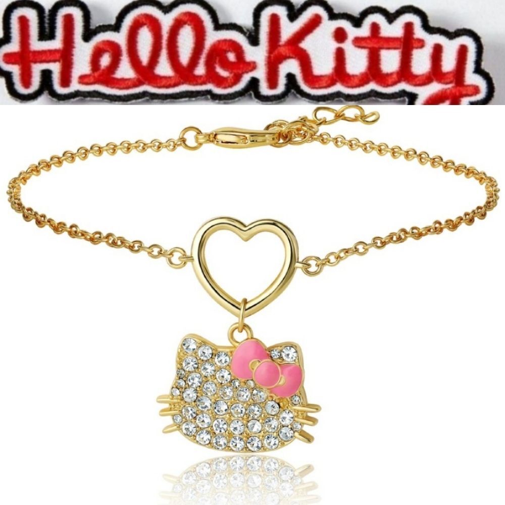 Hello Kitty‎ Pave Crystal Charm Bracelet